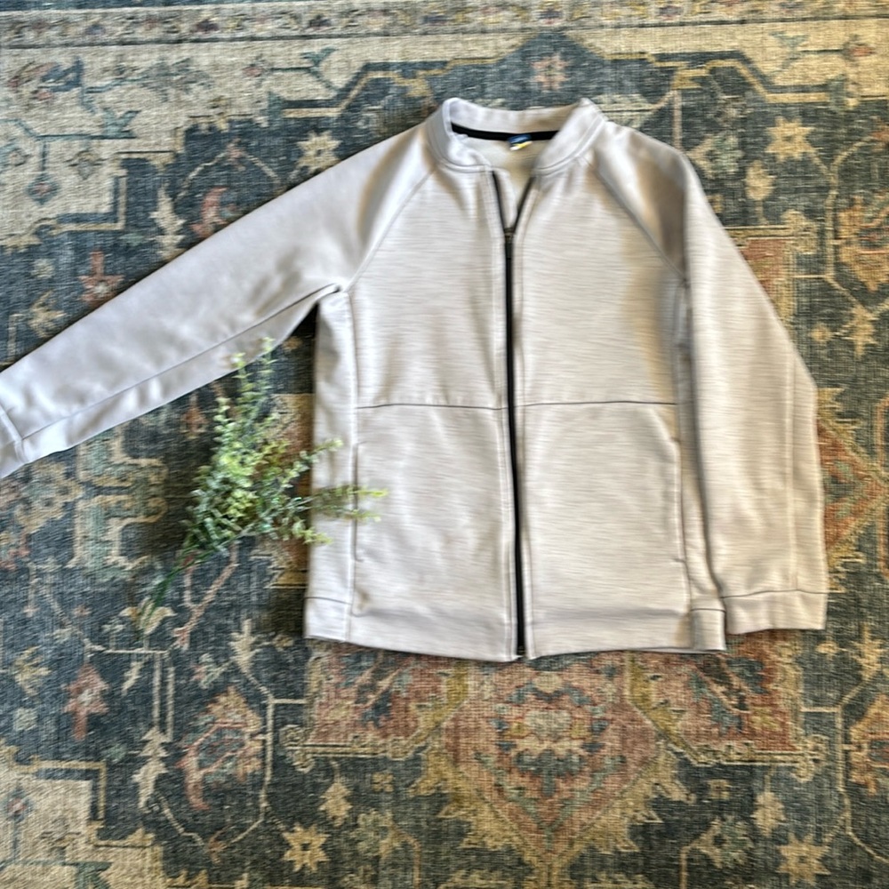 Boys old navy size 12 fleece lined jacket/sweatshirt